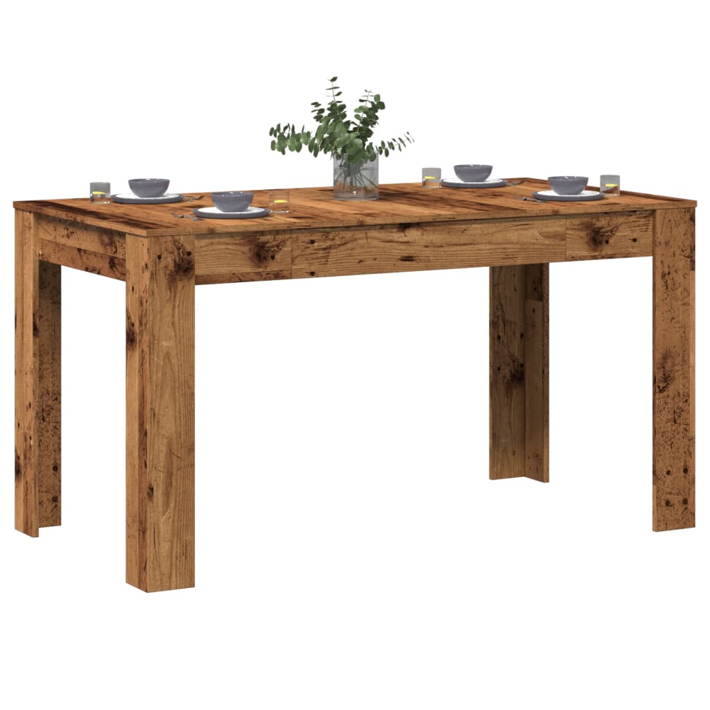 Blagovaonski stol staro drvo 140x74,5x76 cm konstruirano drvo