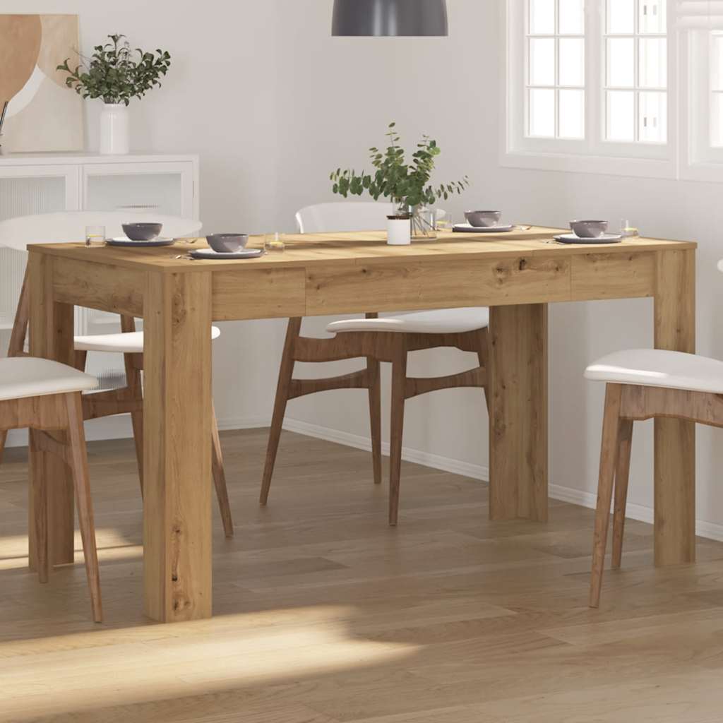 Blagovaonski stol Artisan hrast 140x74,5x76 cm izrađeno drvo