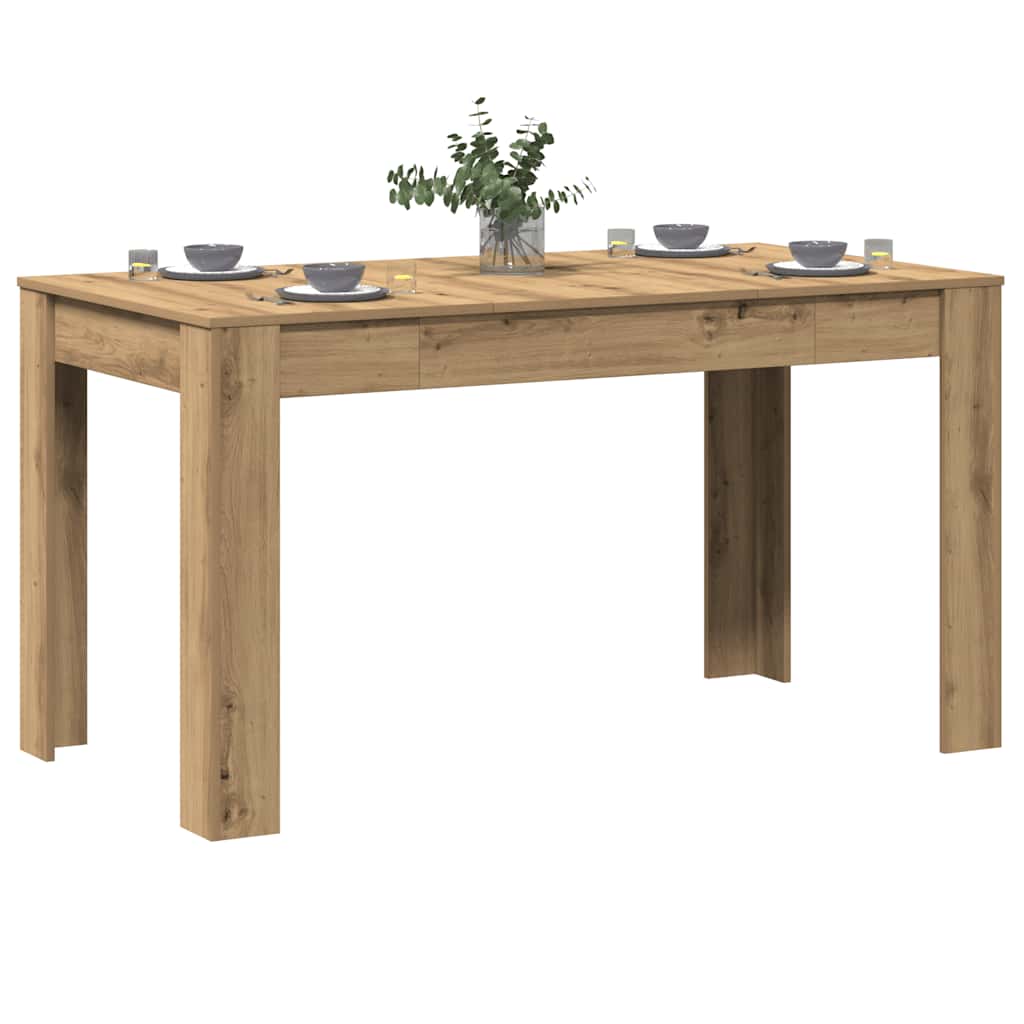 Blagovaonski stol Artisan hrast 140x74,5x76 cm izrađeno drvo
