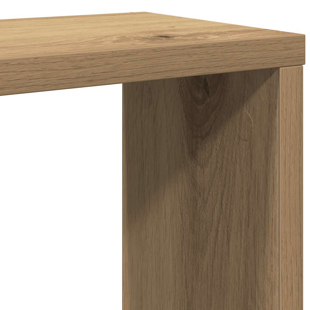 Kockaste zidne police 6 kom boja hrasta 30x15x30 cm drvene