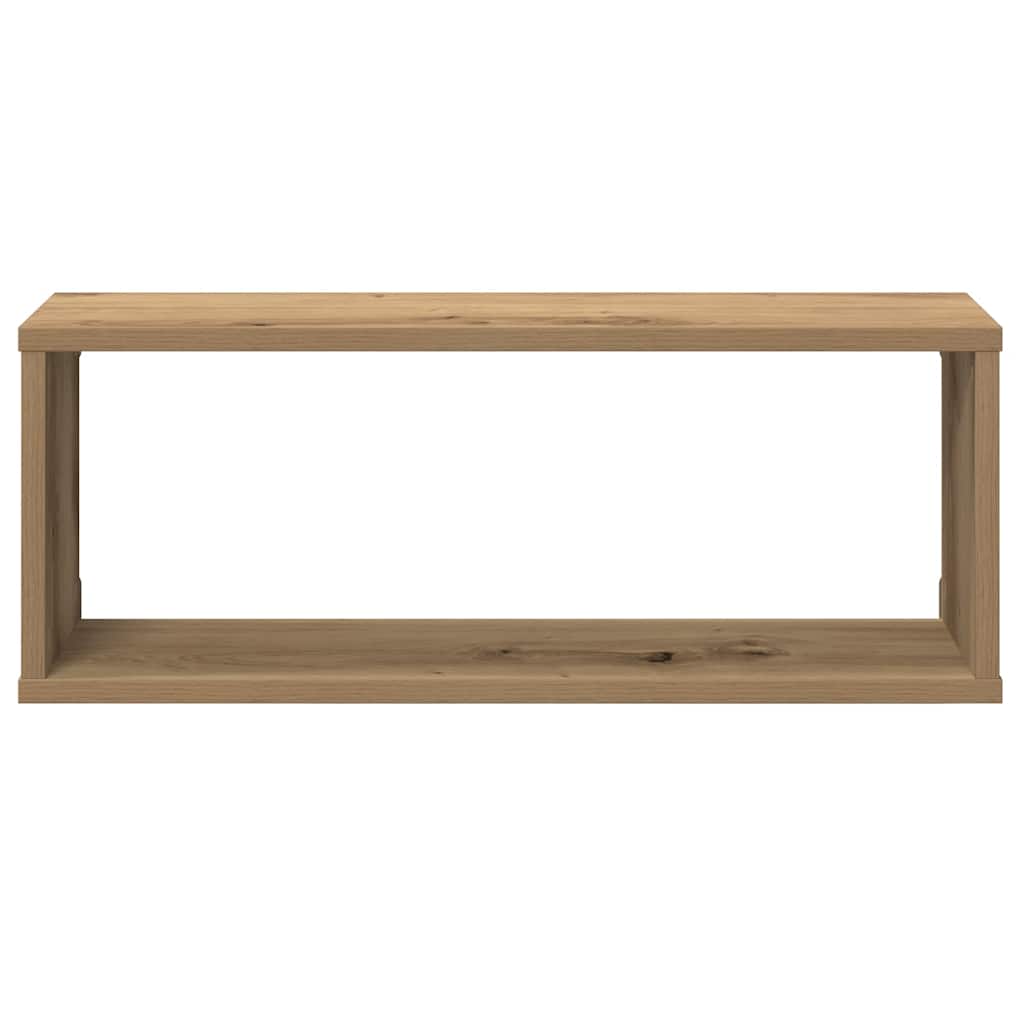 Zidne kockaste police 6 kom Artisan hrast 60x15x23 cm