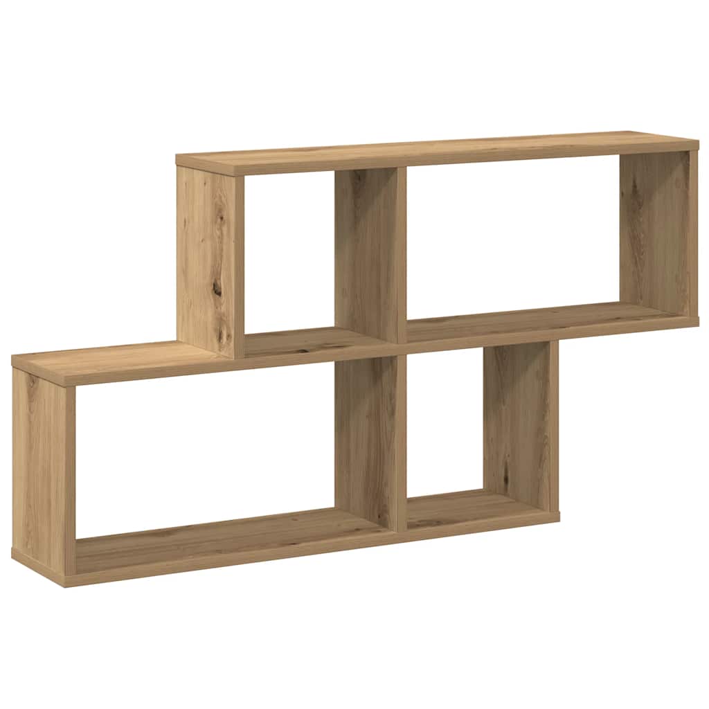 Zidna polica Artisan hrast 100x18x53 cm izrađeno drvo