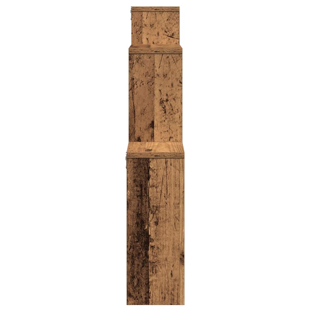 Zidna polica staro drvo 80x15x78,5 cm konstruirano drvo