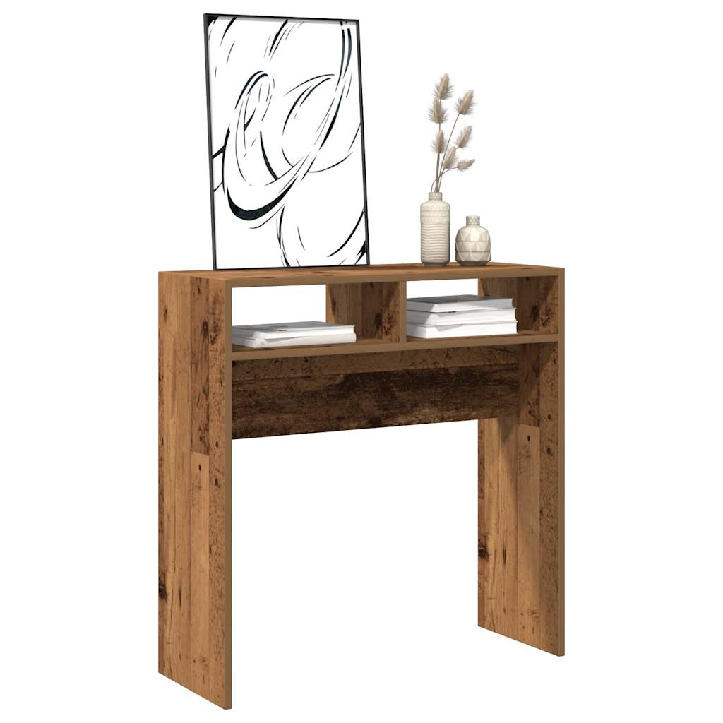 Konzolni stol Staro drvo 78x30x80 cm Konstruirano drvo