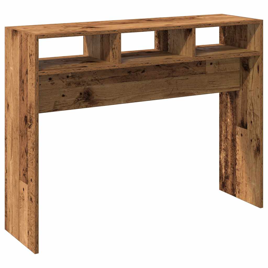 konzolni stol staro drvo 105x30x80 cm konstruirano drvo