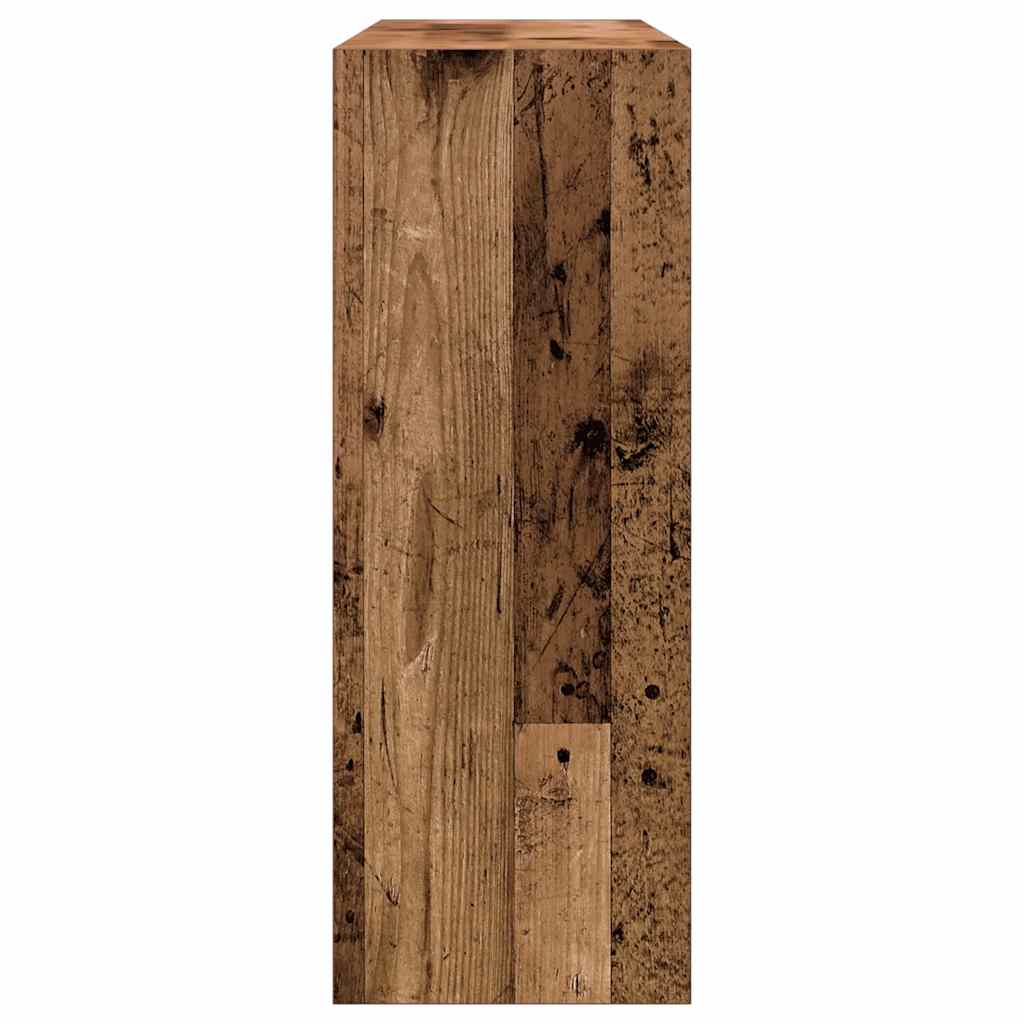konzolni stol staro drvo 105x30x80 cm konstruirano drvo