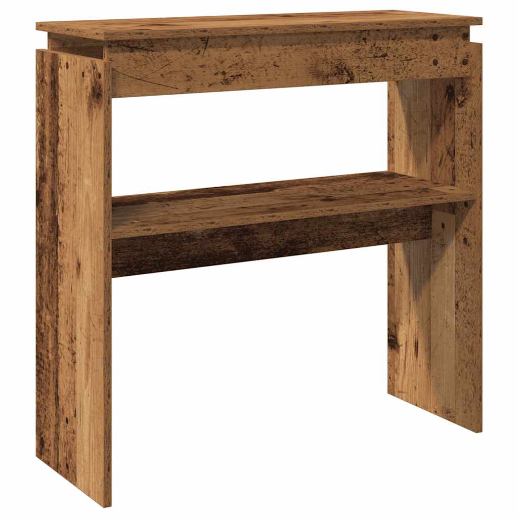 Konzolni stol Staro drvo 80x30x80 cm Konstruirano drvo