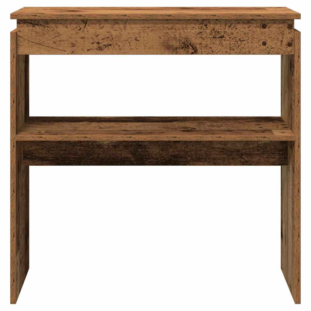 Konzolni stol Staro drvo 80x30x80 cm Konstruirano drvo
