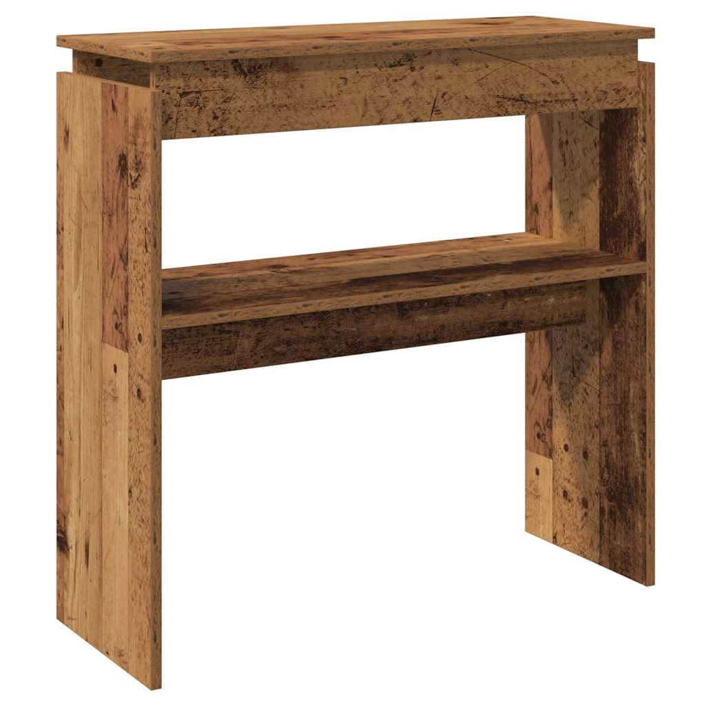 Konzolni stol Staro drvo 80x30x80 cm Konstruirano drvo