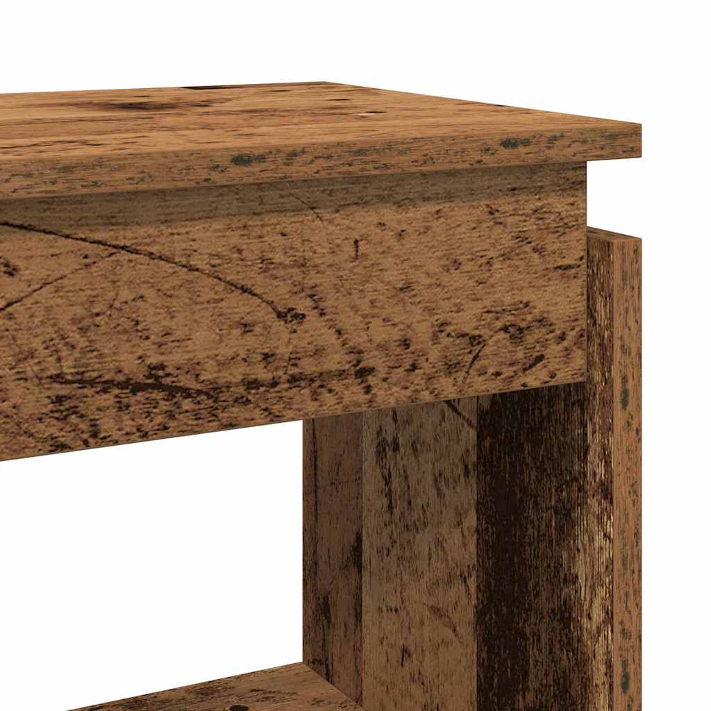 Konzolni stol Staro drvo 80x30x80 cm Konstruirano drvo