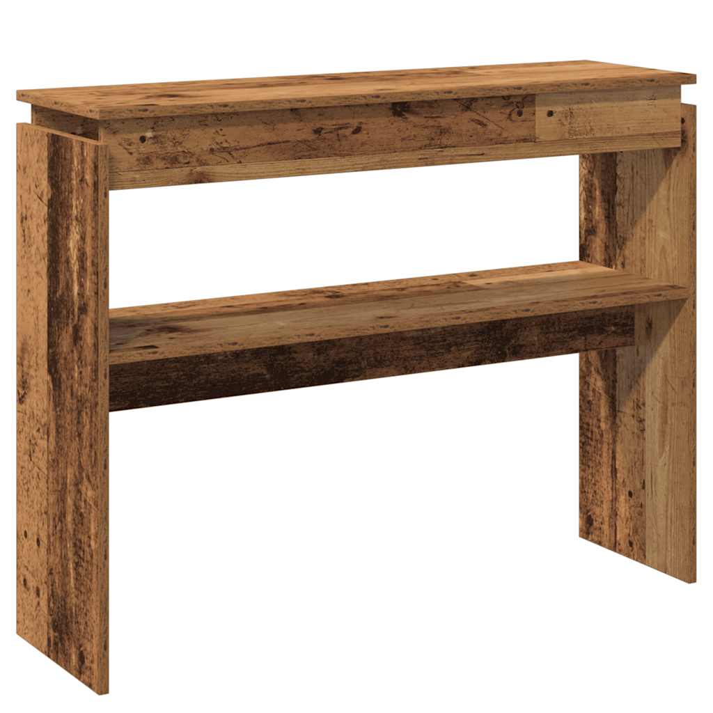 Konzolni stol Staro drvo 102x30x80 cm Konstruirano drvo