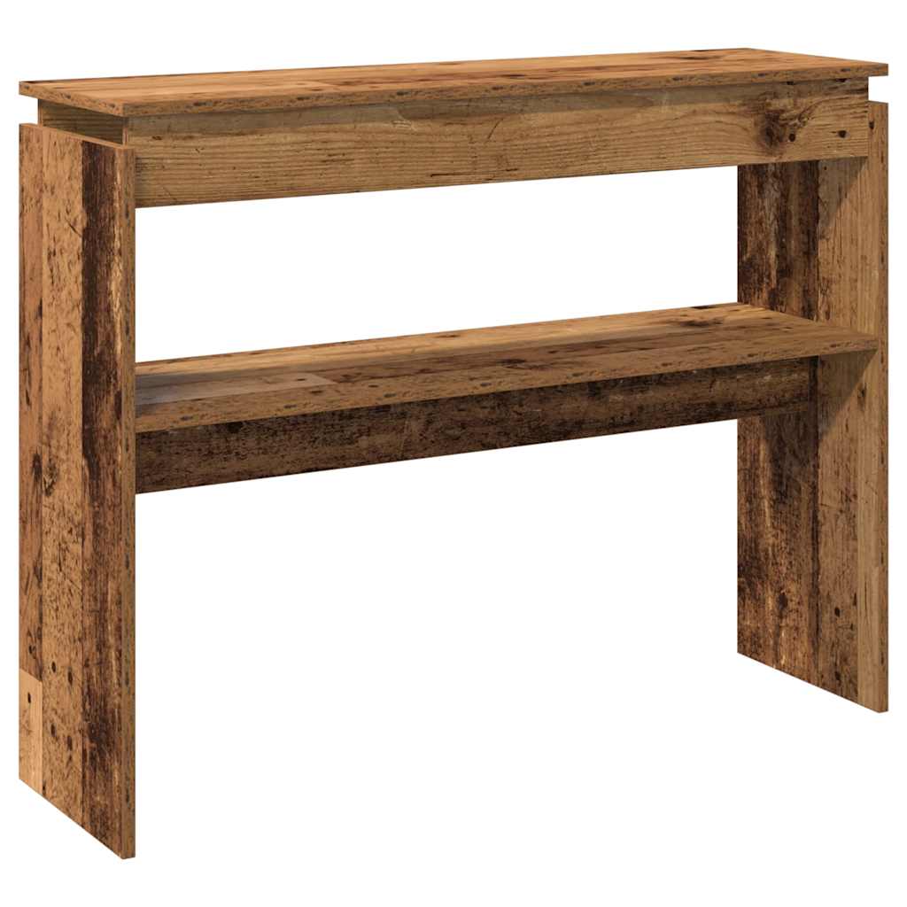 Konzolni stol Staro drvo 102x30x80 cm Konstruirano drvo