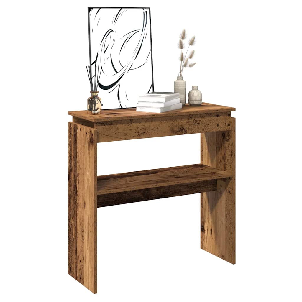 Konzolni stol Staro drvo 102x30x80 cm Konstruirano drvo