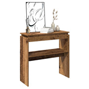Konzolni stol Staro drvo 102x30x80 cm Konstruirano drvo