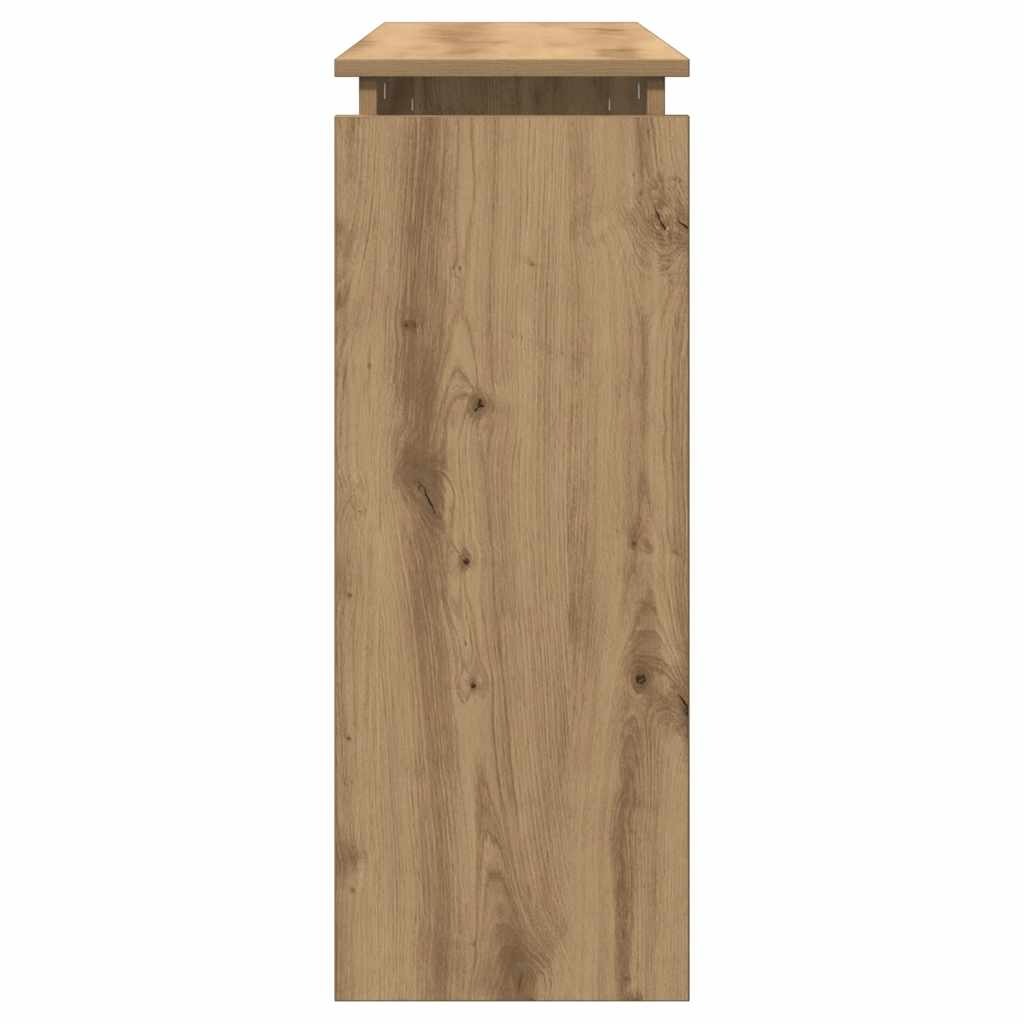 Konzolni stol Artisan hrast 102x30x80 cm izrađeno drvo