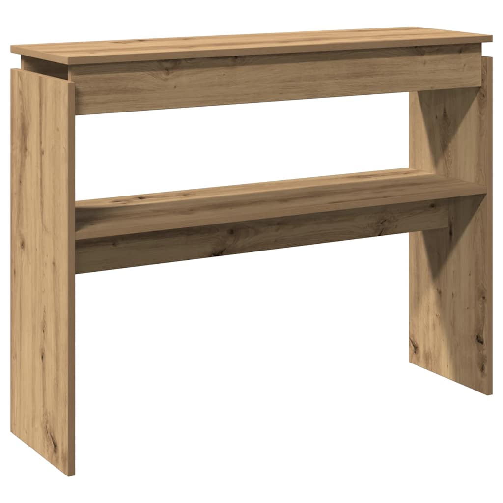 Konzolni stol Artisan hrast 102x30x80 cm izrađeno drvo