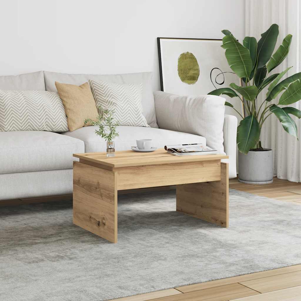 Stol za kavu Artisan hrast 68x50x38 cm izrađeno drvo