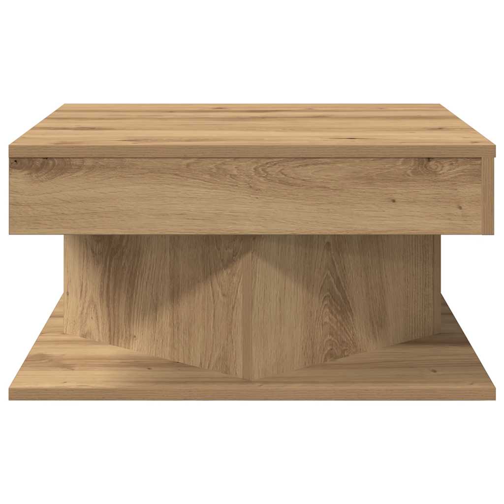 Stol za kavu Artisan hrast 55x55x30 cm izrađeno drvo