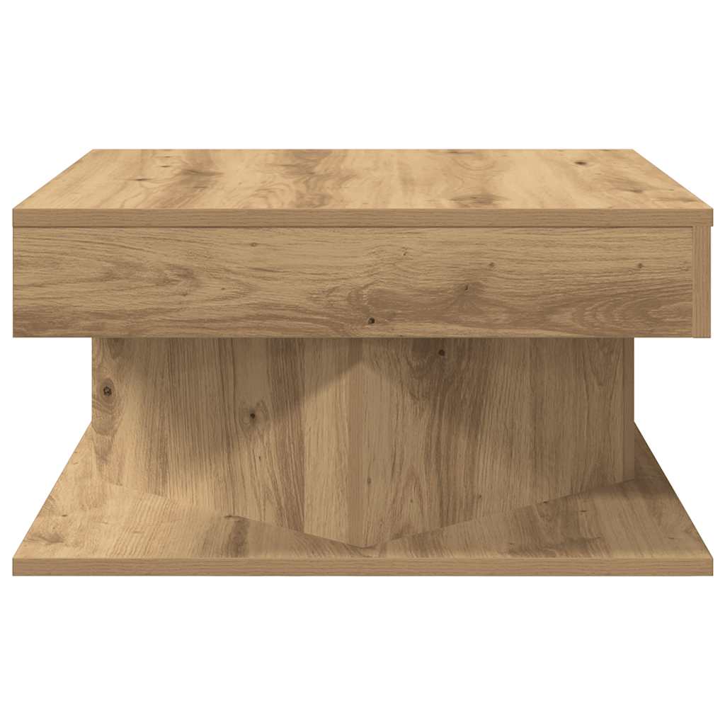 Stol za kavu Artisan hrast 55x55x30 cm izrađeno drvo