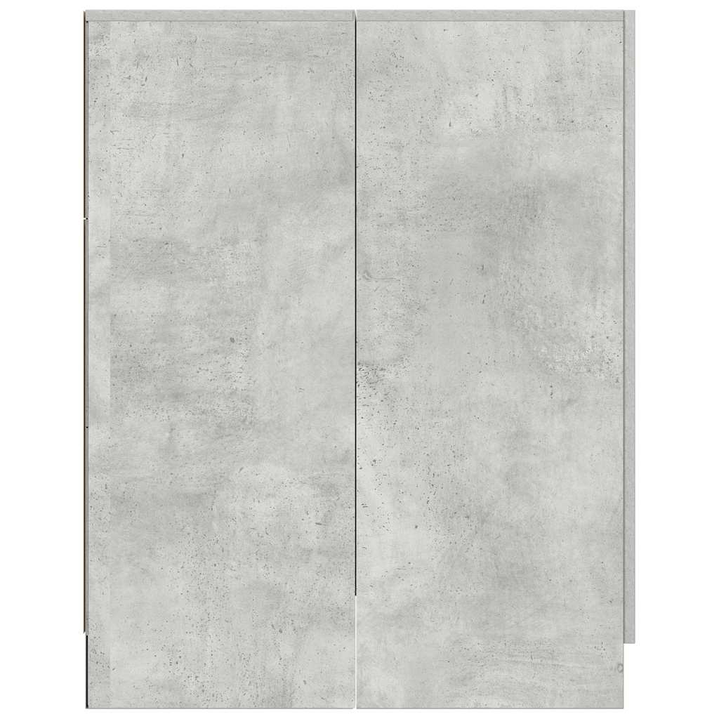 Ormarić za perilicu rublja siva boja betona 70,5x71,5x91,5 cm