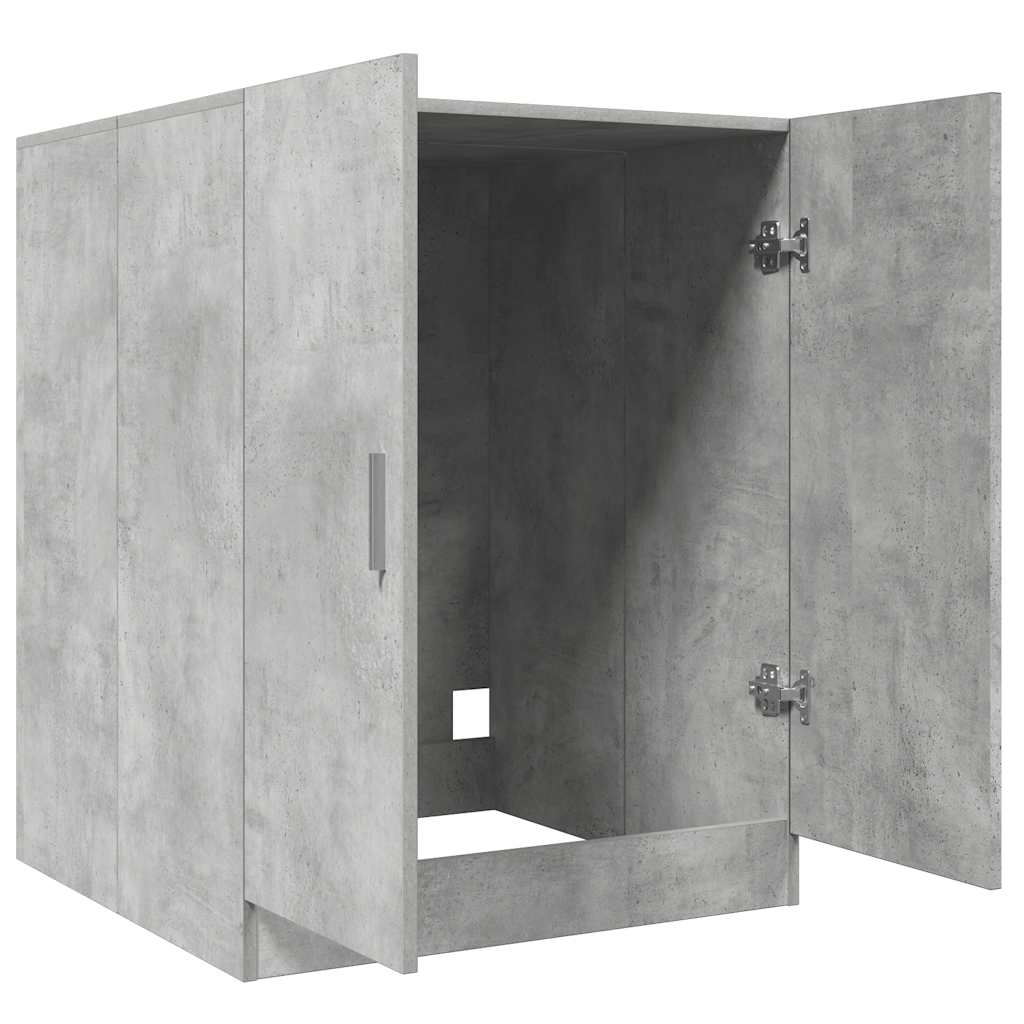 Ormarić za perilicu rublja siva boja betona 70,5x71,5x91,5 cm