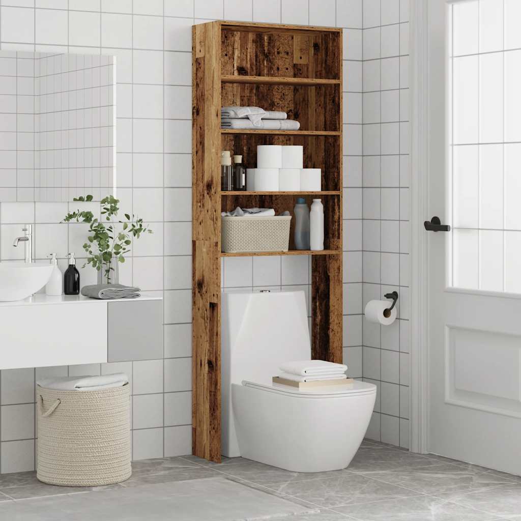 Ormar za perilicu rublja staro drvo 64x24x190 cm