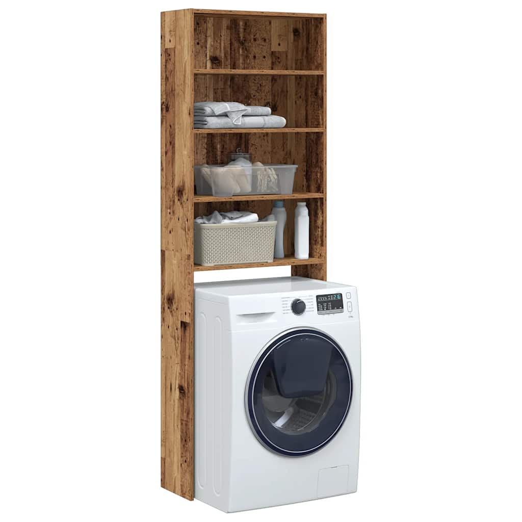 Ormar za perilicu rublja staro drvo 64x24x190 cm
