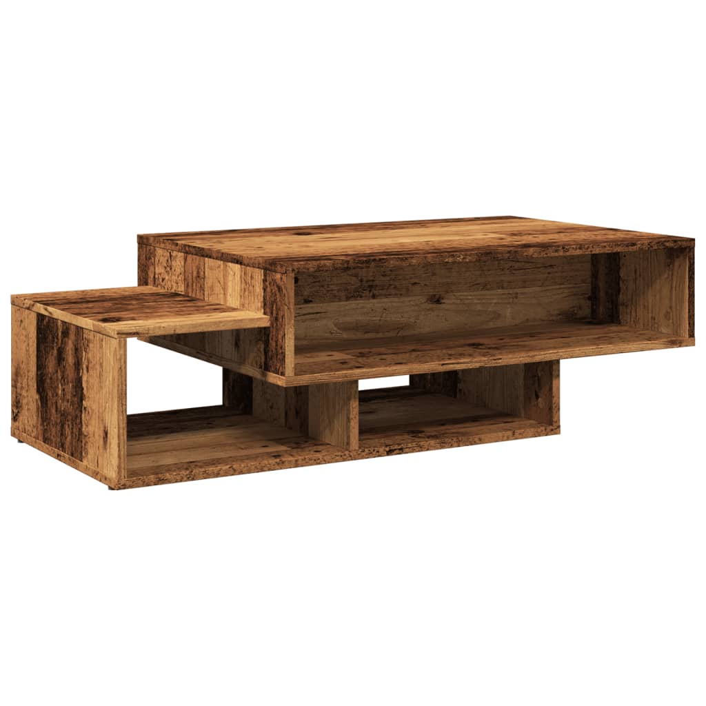 Stolić za kavu boja betona 105 x 55 x 32 cm konstruirano drvo