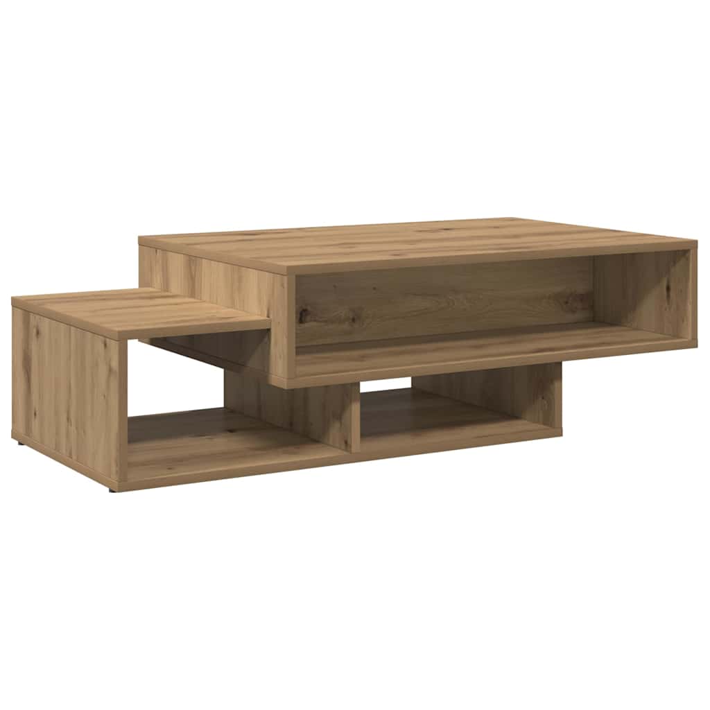 Stolić za kavu boja betona 105 x 55 x 32 cm konstruirano drvo
