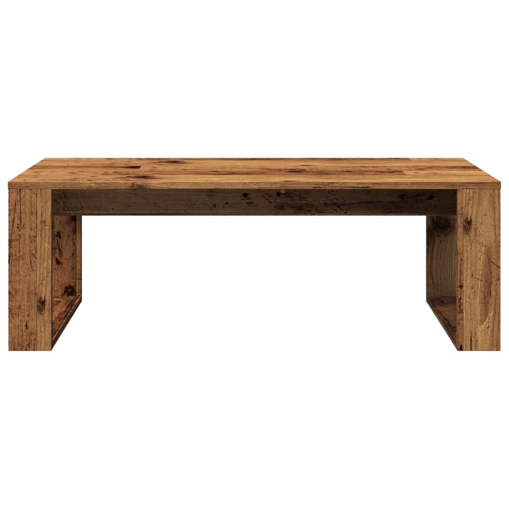 Stolić za kavu boja starog drva 102x50x35 cm konstruirano drvo