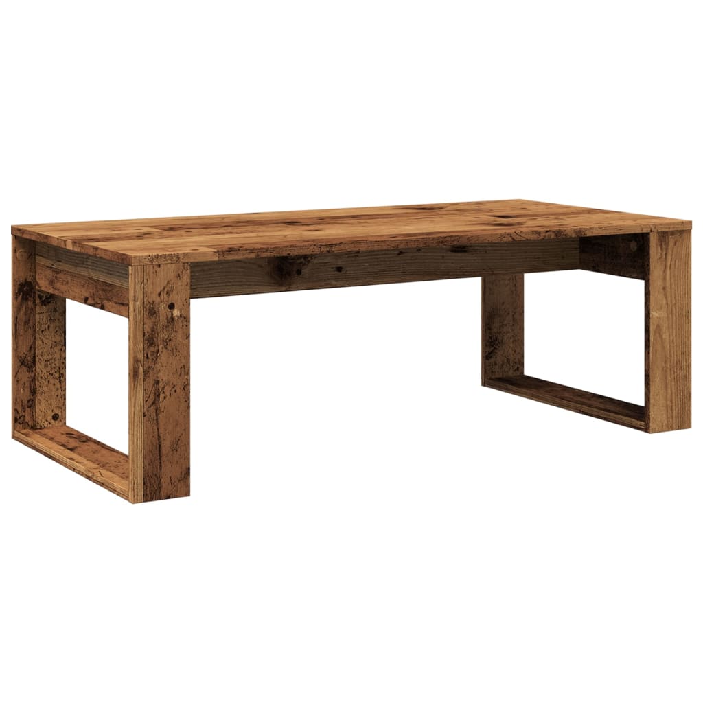 Stolić za kavu boja starog drva 102x50x35 cm konstruirano drvo