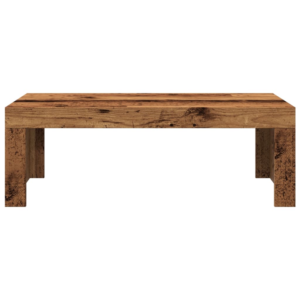 Stolić za kavu boja starog drva 102x50x35 cm konstruirano drvo