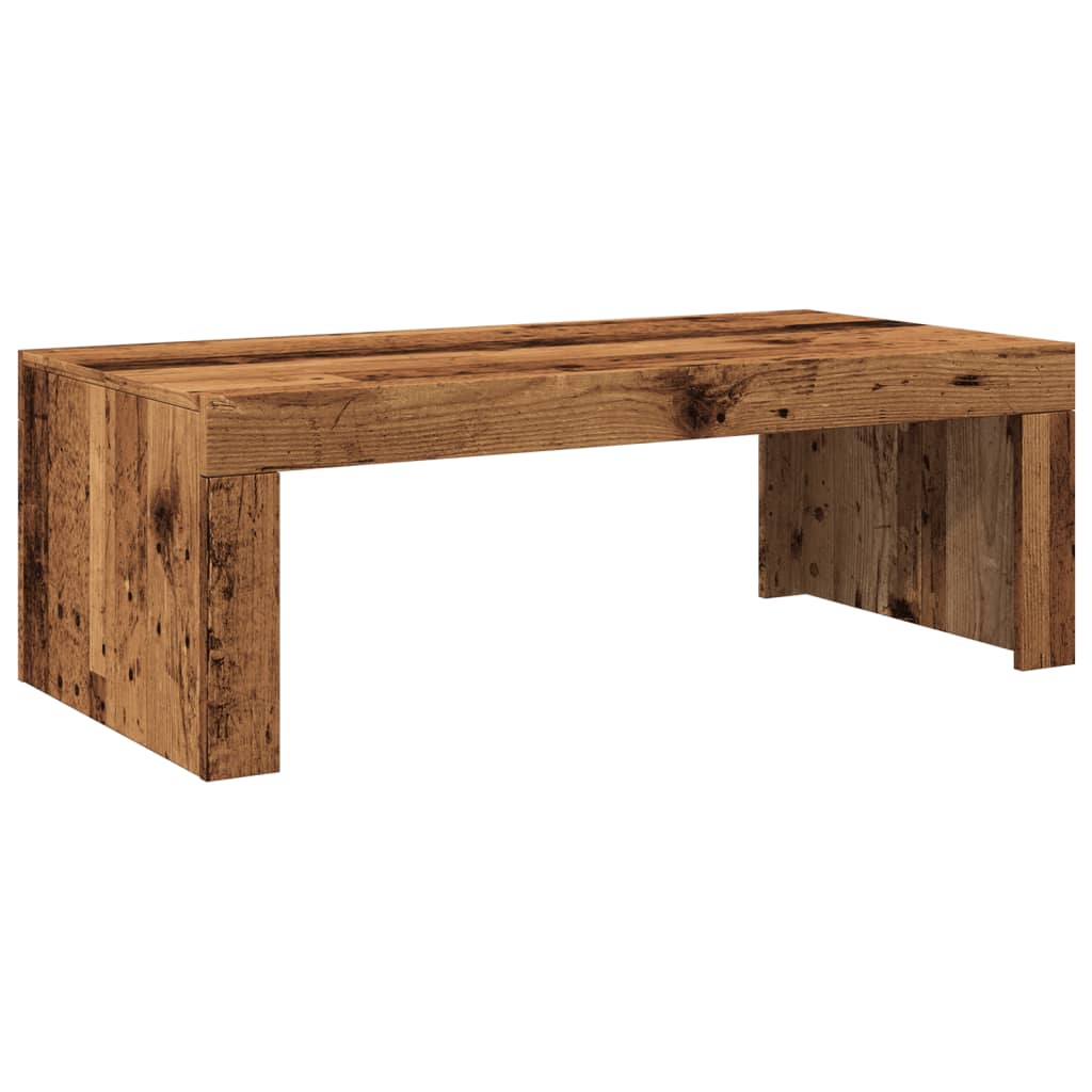 Stolić za kavu boja starog drva 102x50x35 cm konstruirano drvo