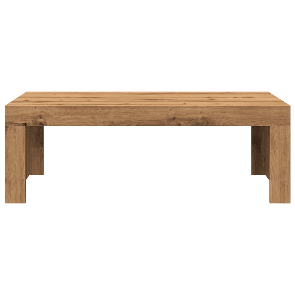 Stolić za kavu boja hrasta 102 x 50 x 35 cm konstruirano drvo