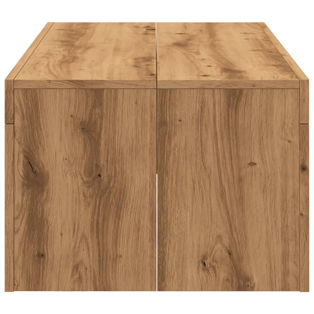 Stolić za kavu boja hrasta 102 x 50 x 35 cm konstruirano drvo