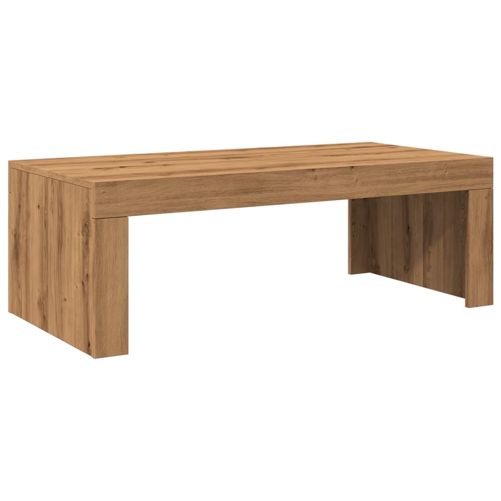 Stolić za kavu boja hrasta 102 x 50 x 35 cm konstruirano drvo