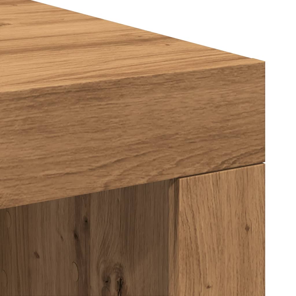 Stolić za kavu boja hrasta 102 x 50 x 35 cm konstruirano drvo