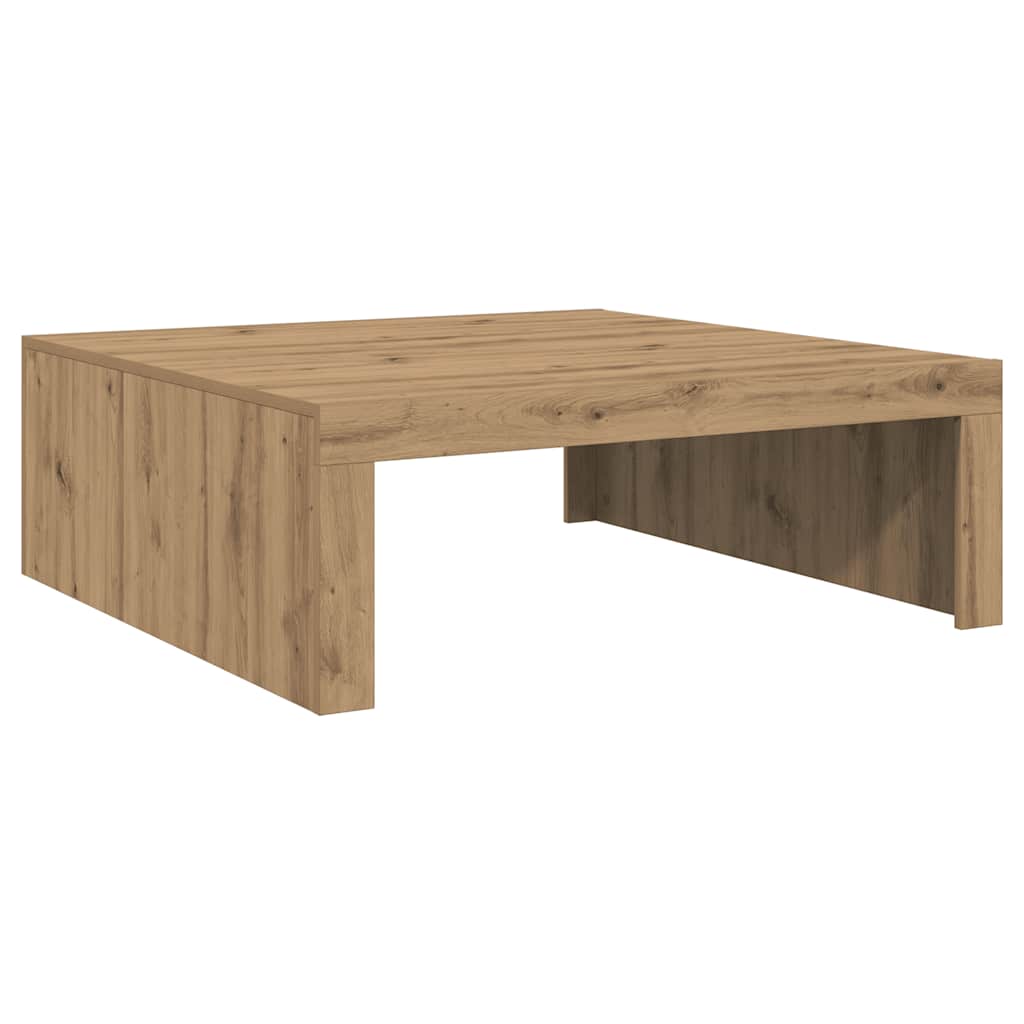 Stolić za kavu boja hrasta 100 x 100 x 35 cm konstruirano drvo