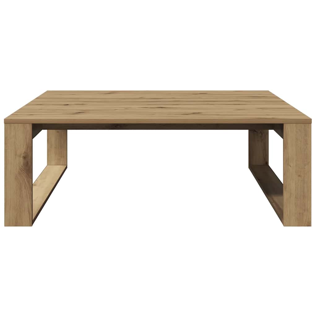 Stolić za kavu boja hrasta 100 x 100 x 35 cm konstruirano drvo