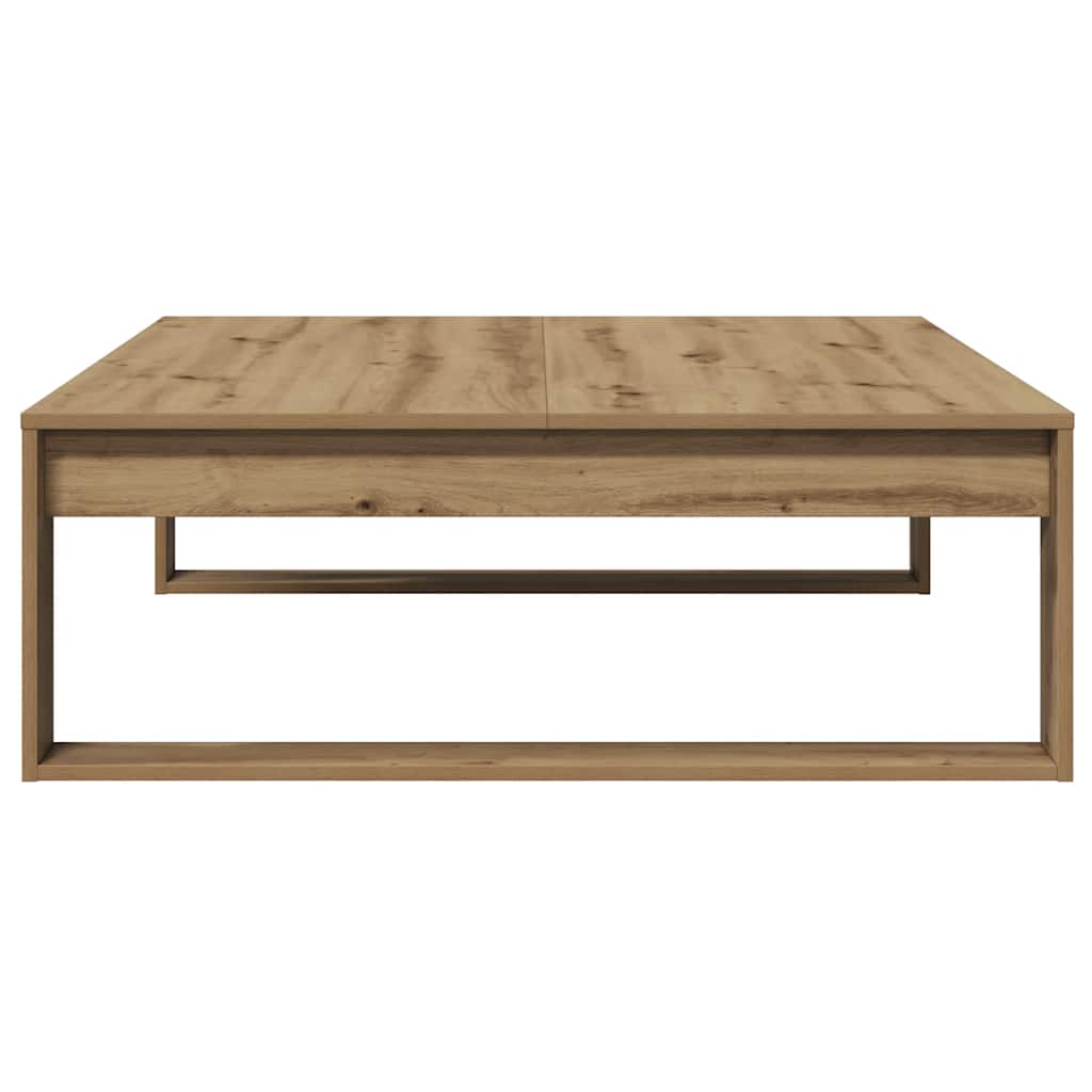 Stolić za kavu boja hrasta 100 x 100 x 35 cm konstruirano drvo