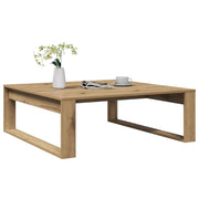 Stolić za kavu boja hrasta 100 x 100 x 35 cm konstruirano drvo