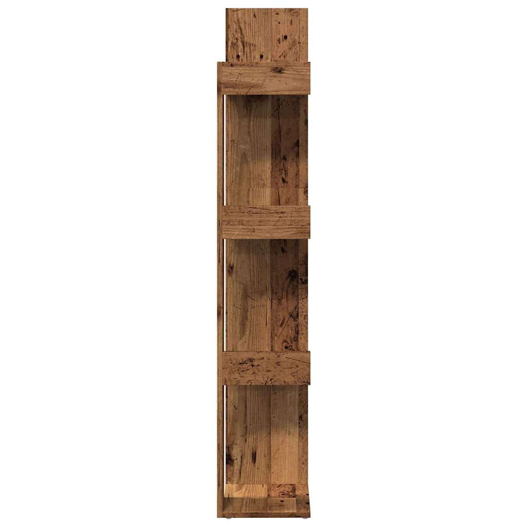 Ormarić za knjige staro drvo 86x25,5x140 cm konstruirano drvo