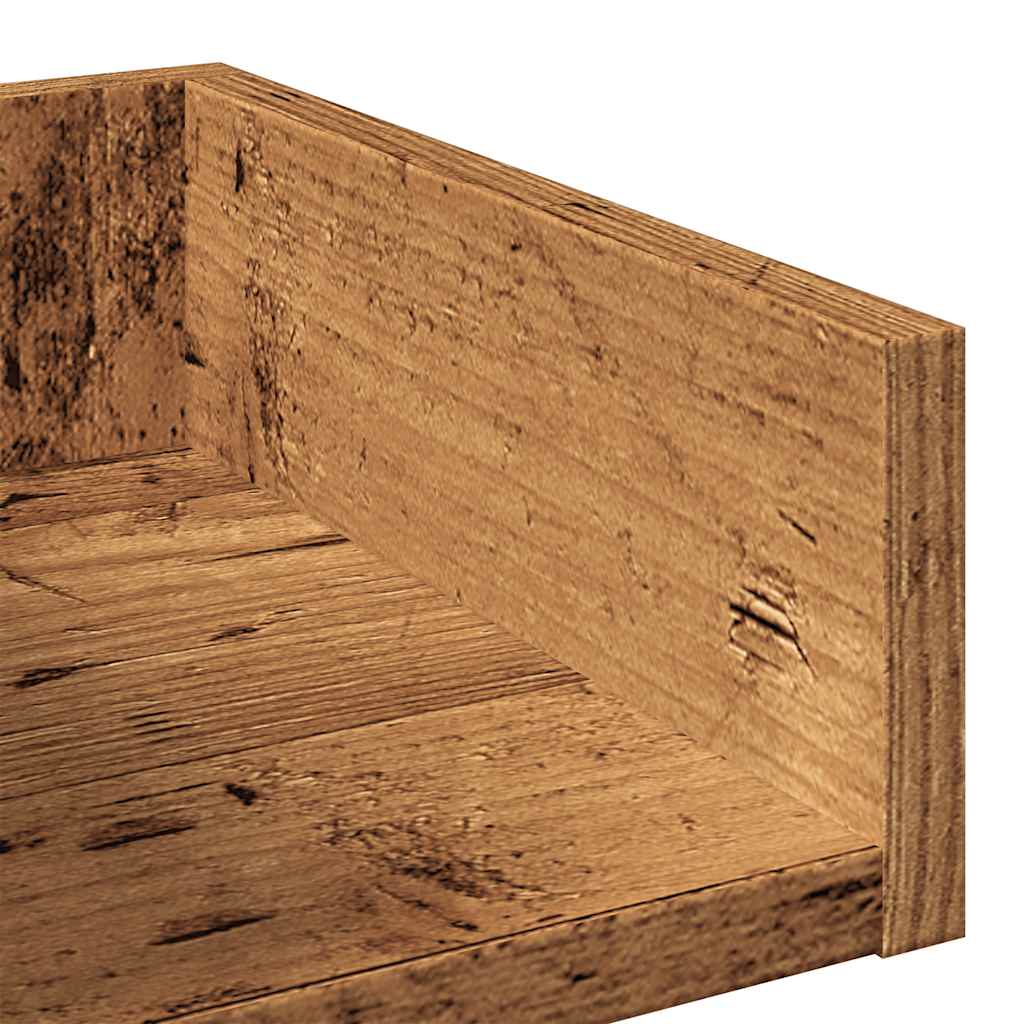 Ormarić za knjige staro drvo 86x25,5x140 cm konstruirano drvo
