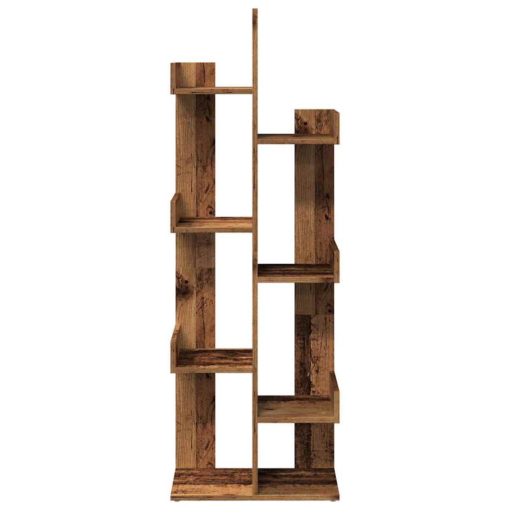 Ormarić za knjige staro drvo 48x25,5x140 cm konstruirano drvo