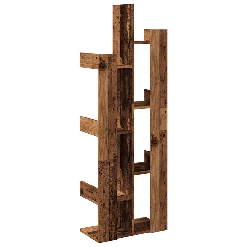 Ormarić za knjige staro drvo 48x25,5x140 cm konstruirano drvo