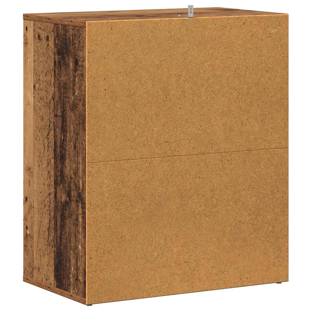 Ormarić za cipele staro drvo 60x35x70 cm konstruirano drvo