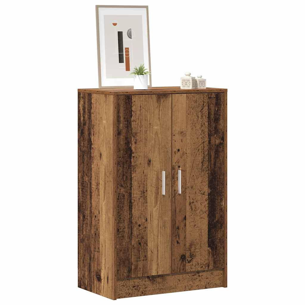 Ormarić za cipele boja staro drvo 60x35x92 cm konstruirano drvo
