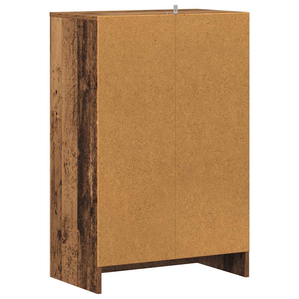 Ormarić za cipele boja staro drvo 60x35x92 cm konstruirano drvo