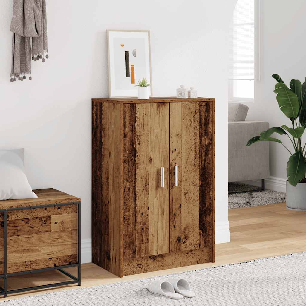 Ormarić za cipele boja staro drvo 60x35x92 cm konstruirano drvo