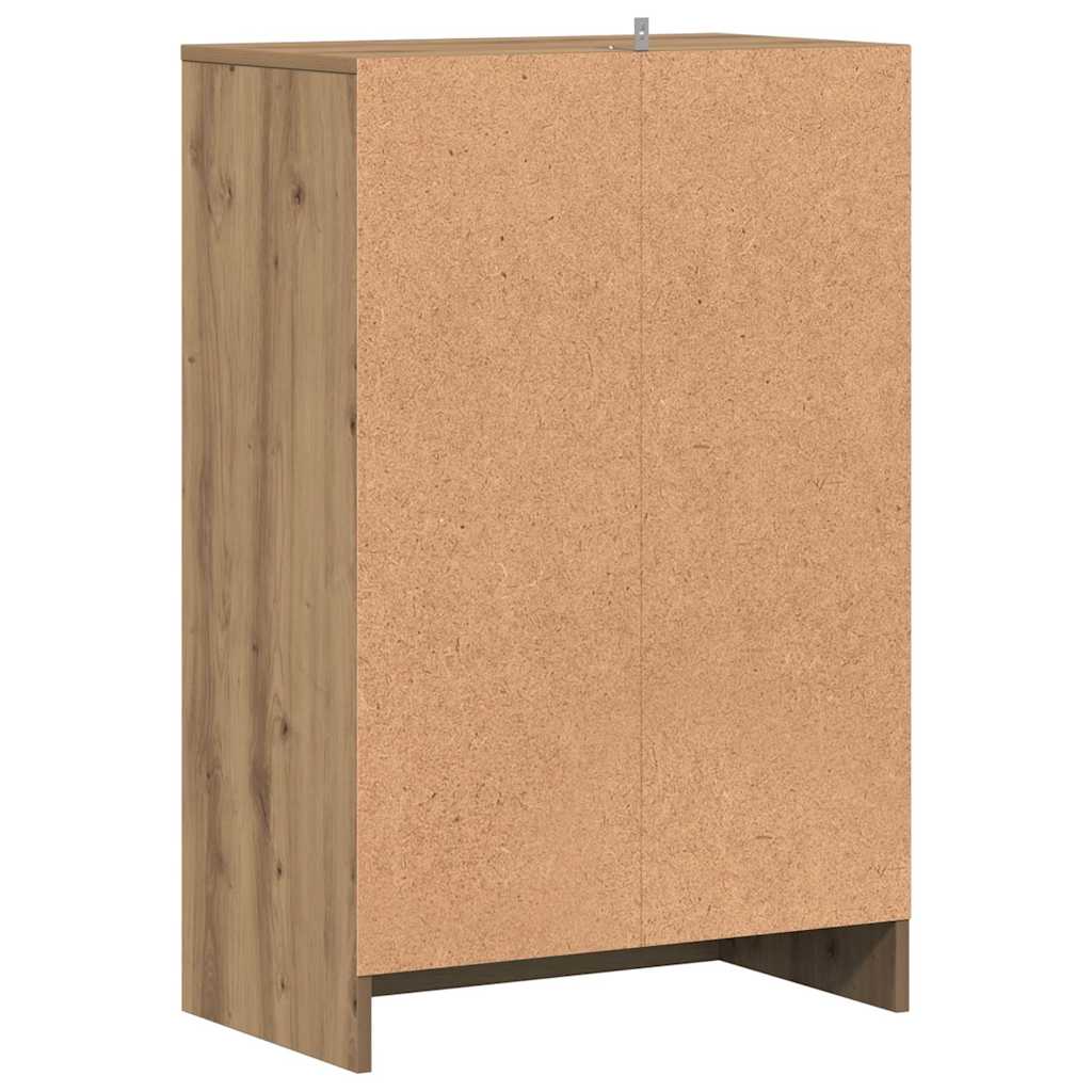 Ormarić za cipele boja hrasta 60x35x92 cm konstruirano drvo